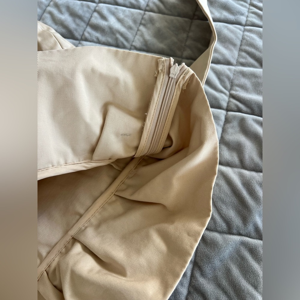 Zara beige and cream midi skirt - Picture 10 of 11